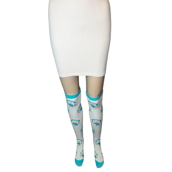 Holiday Snowman Knee High Novelty Socks NWT - Picture 7 of 9